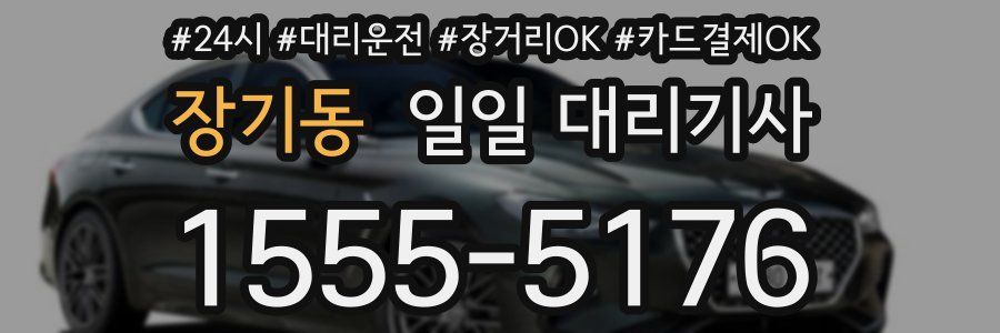 장기동 일일 대리기사