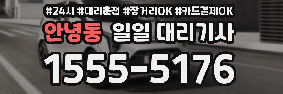 안녕동 일일 대리기사