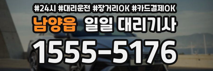 남양읍 일일 대리기사