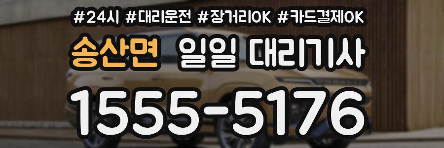 송산면 일일 대리기사