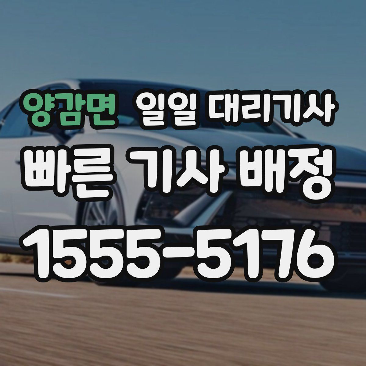 양감면 일일 대리기사