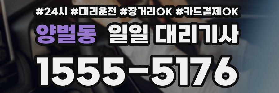 양벌동 일일 대리기사