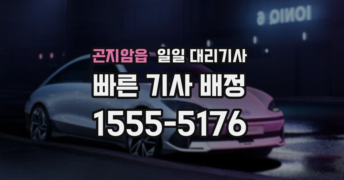 곤지암읍 일일 대리기사