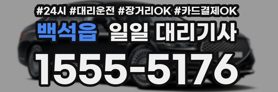 백석읍 일일 대리기사