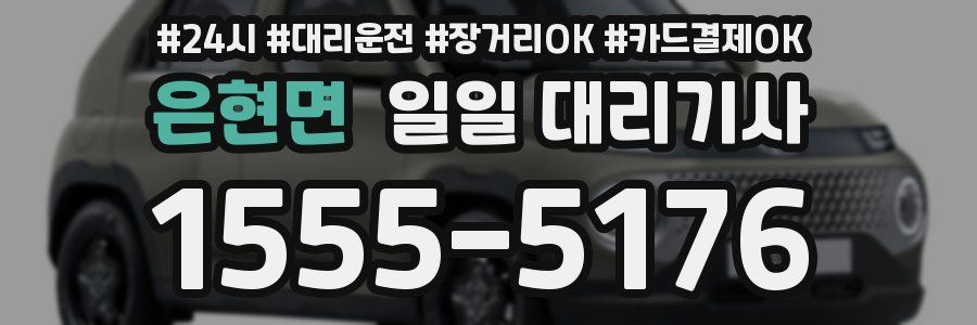 은현면 일일 대리기사