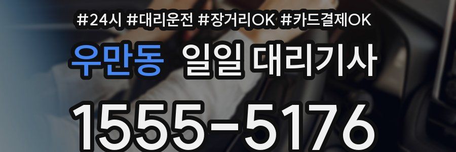 우만동 일일 대리기사