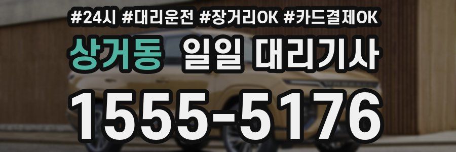 상거동 일일 대리기사