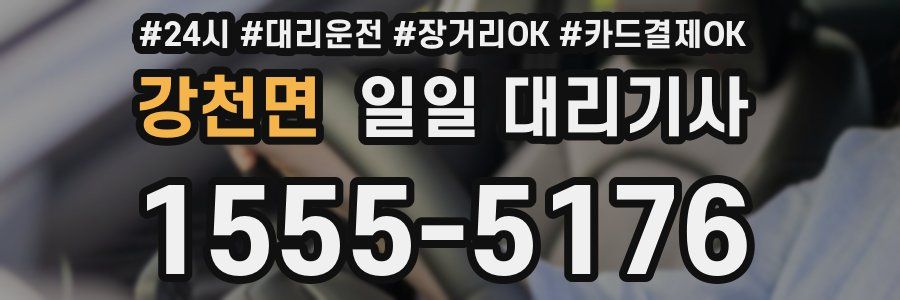강천면 일일 대리기사