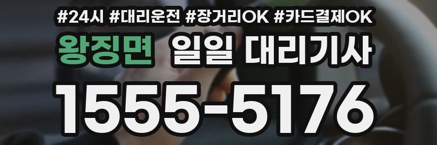 왕징면 일일 대리기사