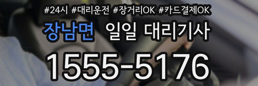 장남면 일일 대리기사