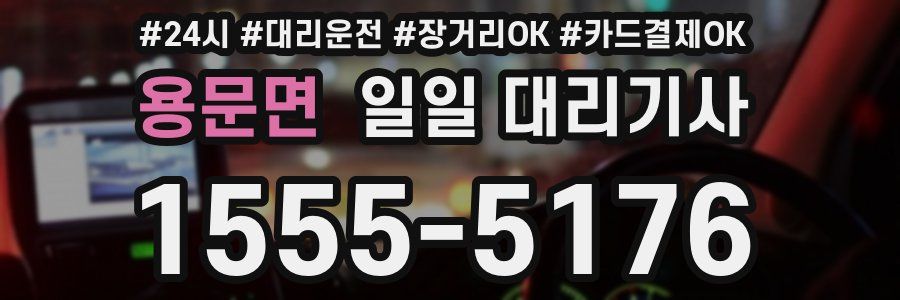 용문면 일일 대리기사
