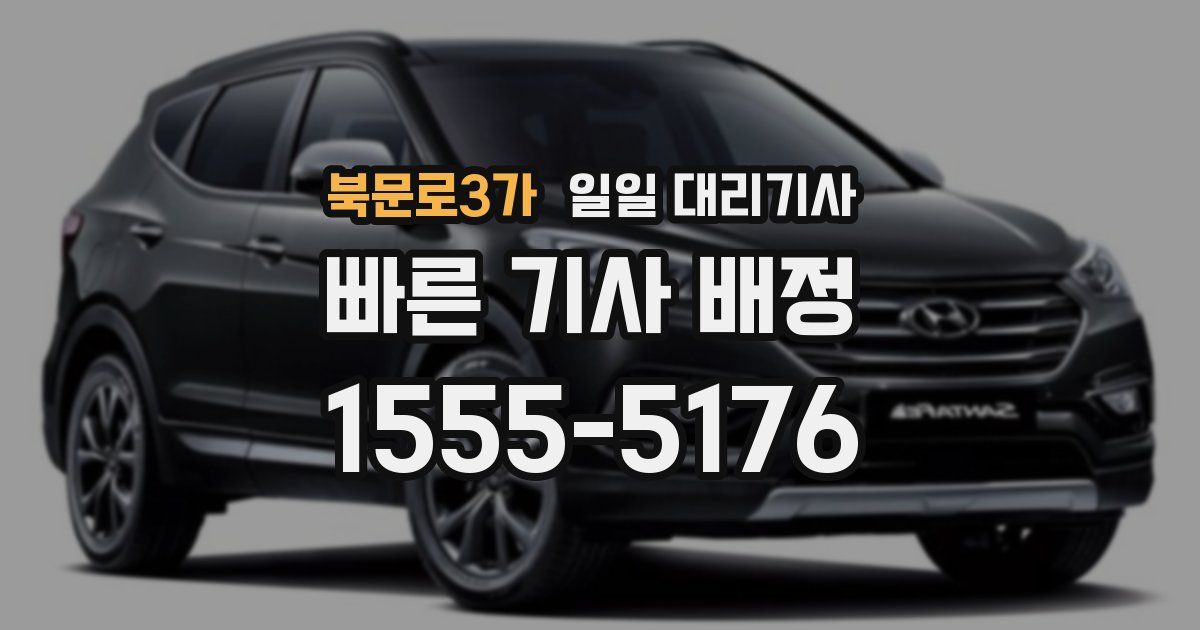 북문로3가 일일 대리기사