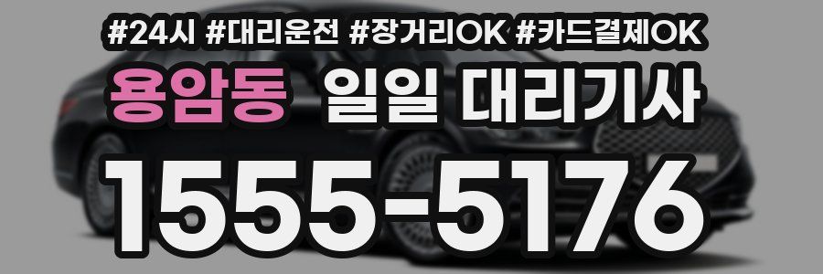 용암동 일일 대리기사