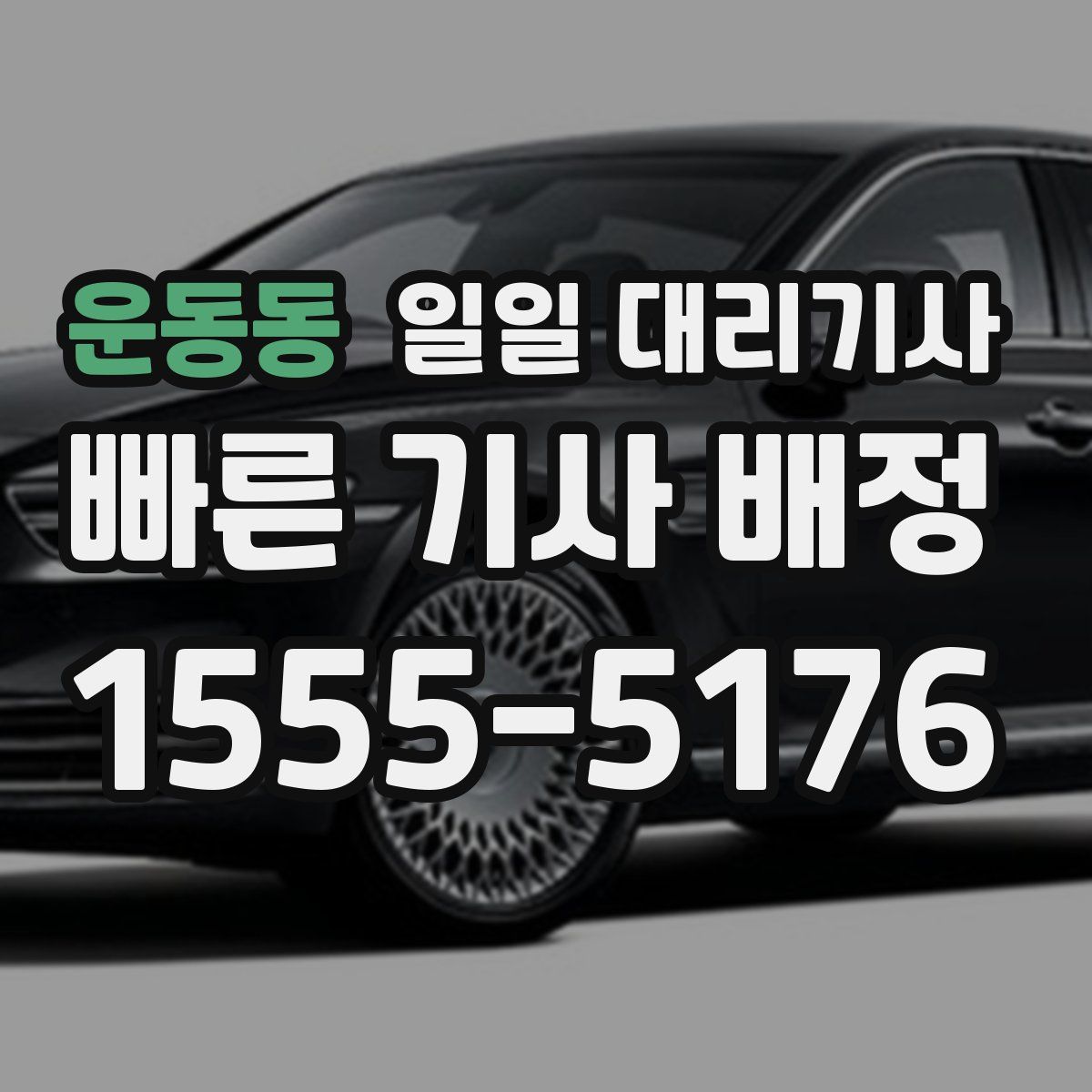 운동동 일일 대리기사