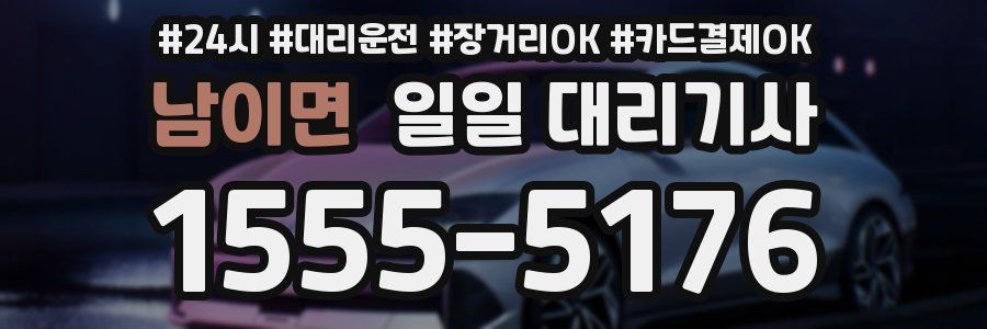 남이면 일일 대리기사