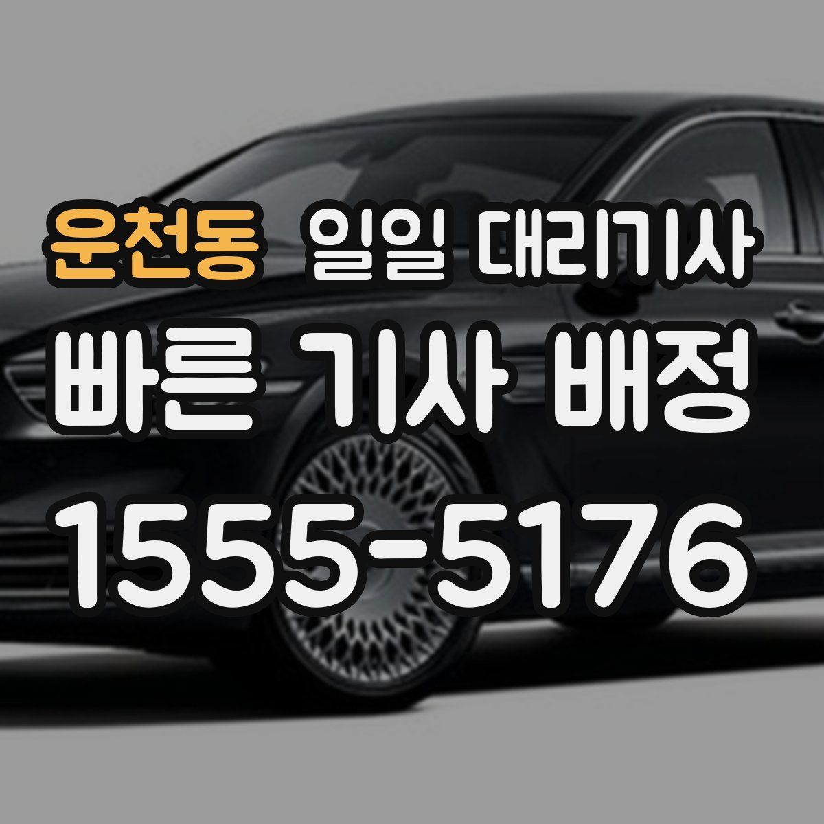 운천동 일일 대리기사