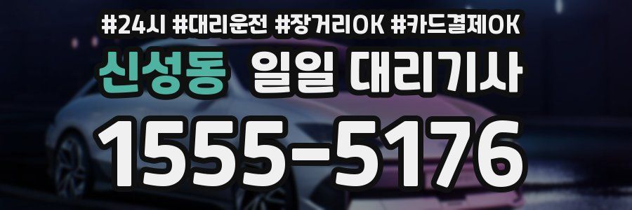 신성동 일일 대리기사