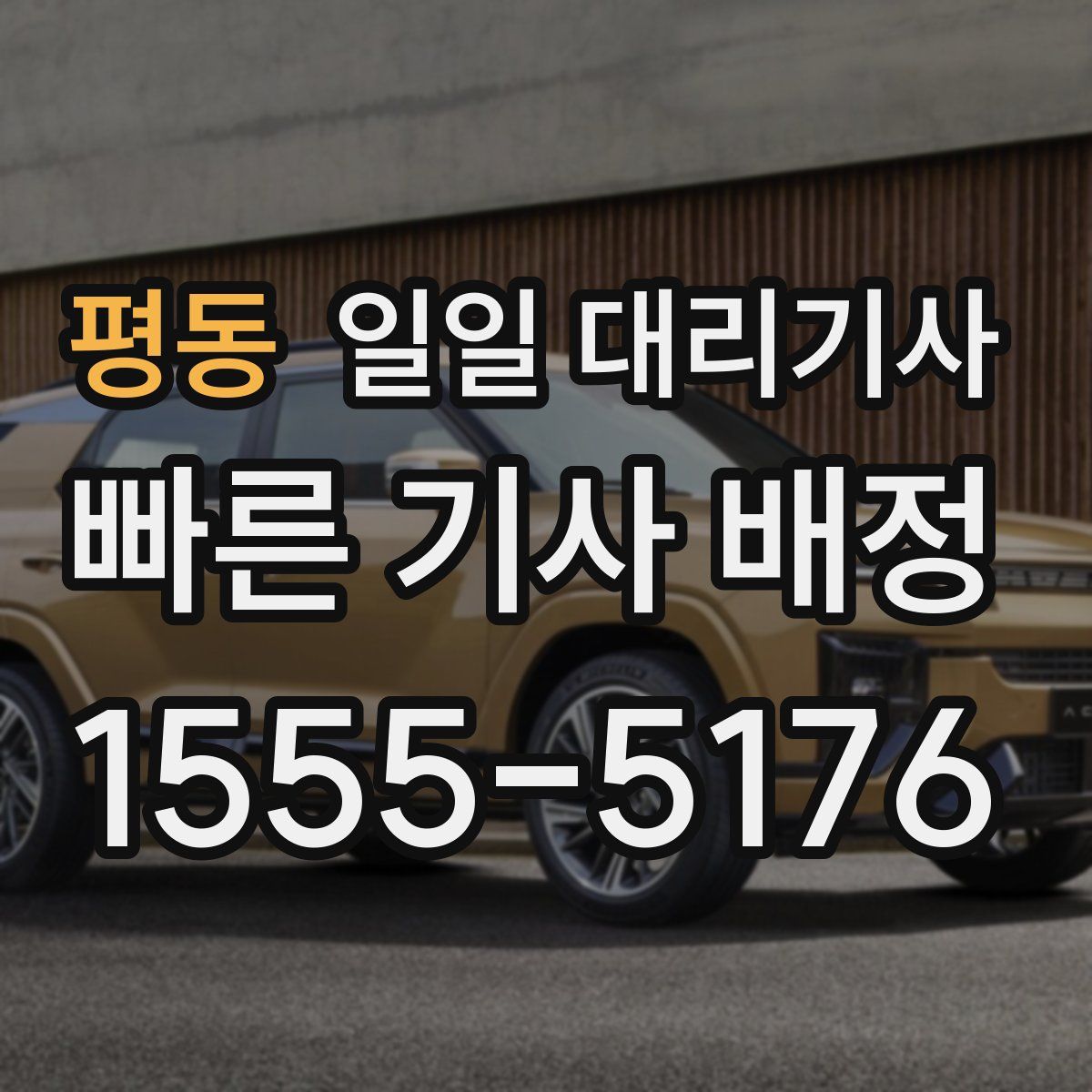 평동 일일 대리기사