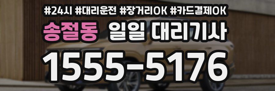송절동 일일 대리기사