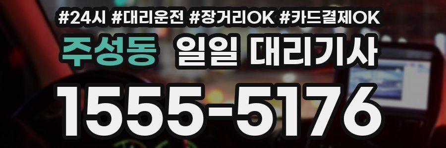 주성동 일일 대리기사