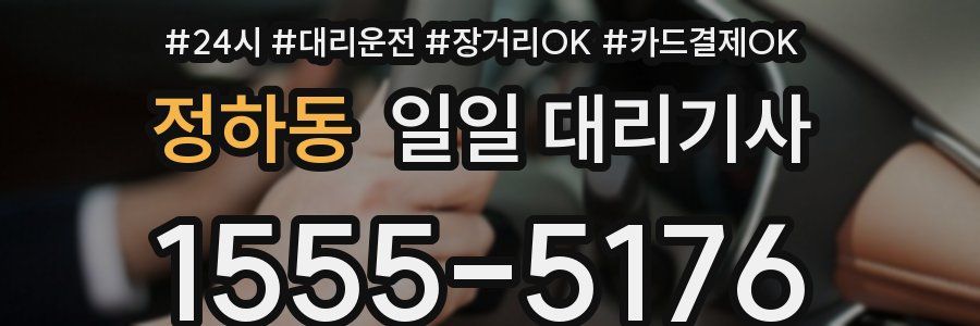 정하동 일일 대리기사