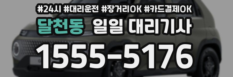 달천동 일일 대리기사