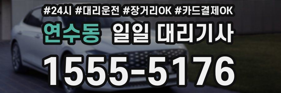 연수동 일일 대리기사