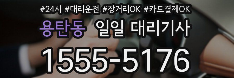 용탄동 일일 대리기사