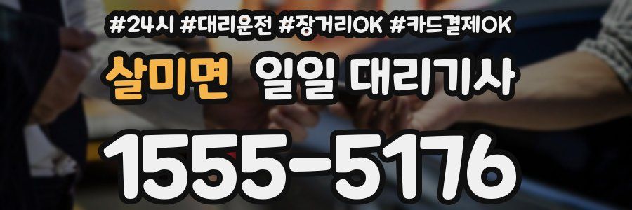 살미면 일일 대리기사