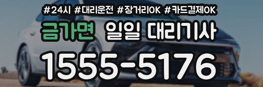 금가면 일일 대리기사