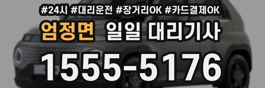 엄정면 일일 대리기사