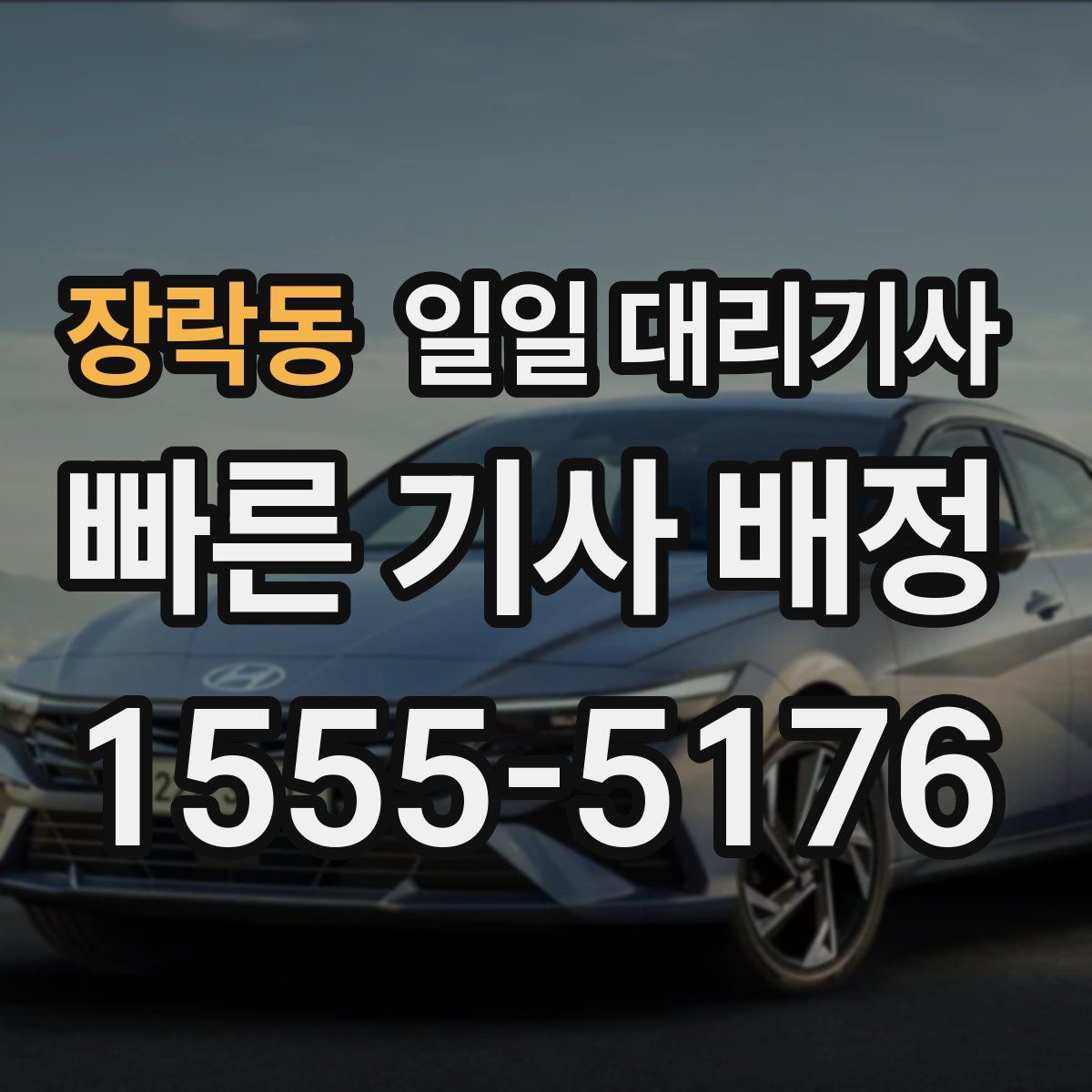 장락동 일일 대리기사