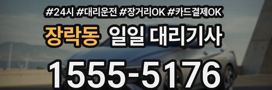 장락동 일일 대리기사