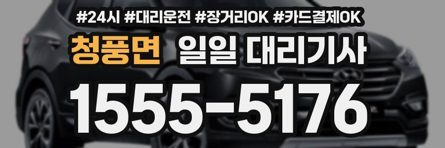 청풍면 일일 대리기사