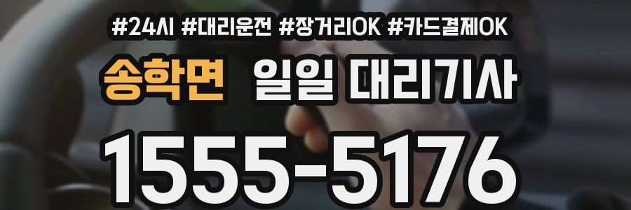 송학면 일일 대리기사