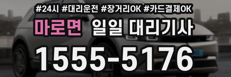 마로면 일일 대리기사