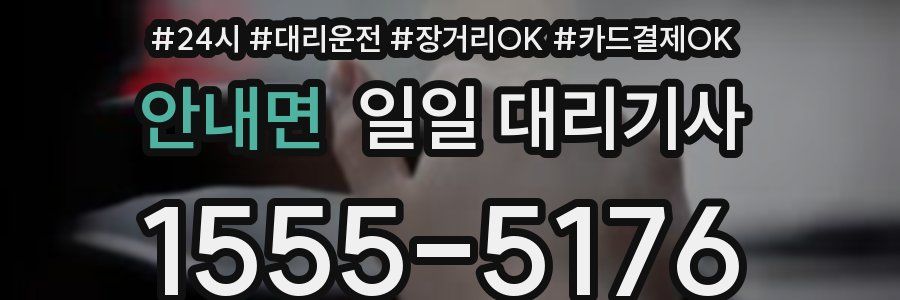 안내면 일일 대리기사