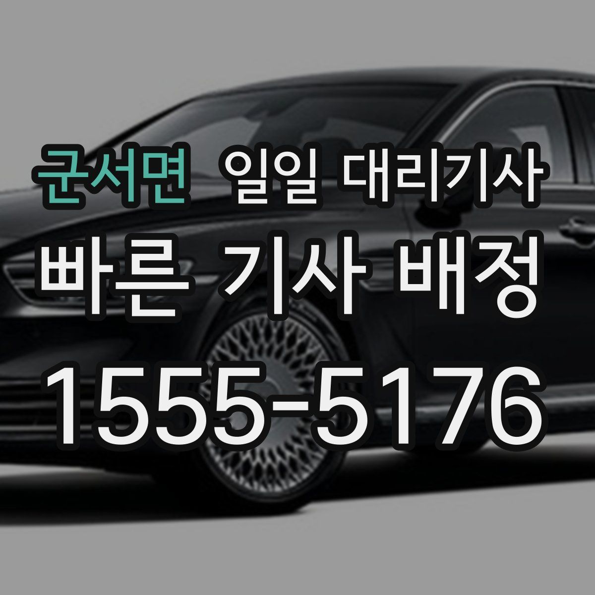군서면 일일 대리기사