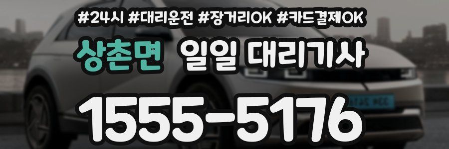 상촌면 일일 대리기사