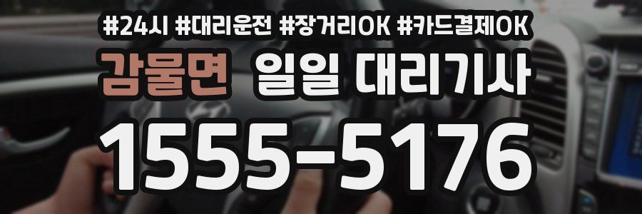 감물면 일일 대리기사