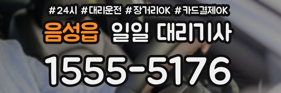 음성읍 일일 대리기사