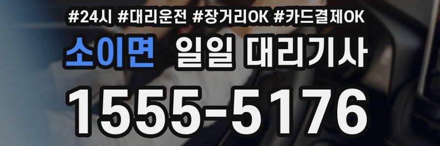소이면 일일 대리기사