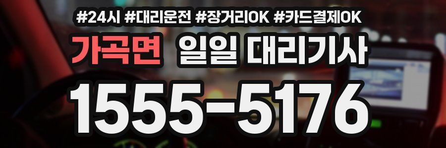 가곡면 일일 대리기사
