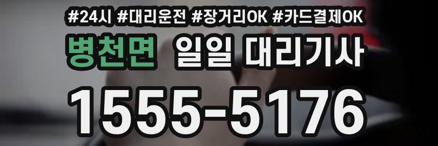 병천면 일일 대리기사