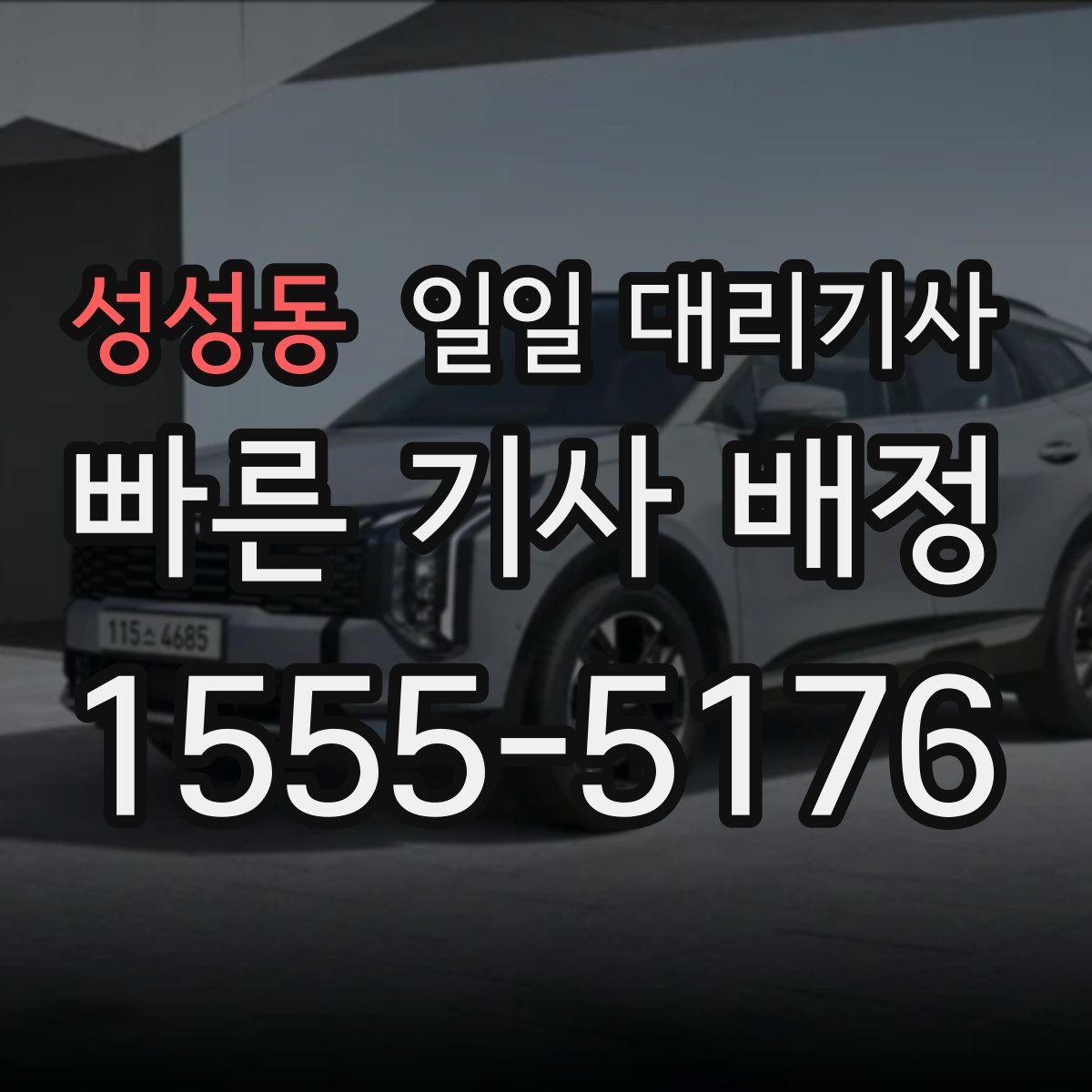 성성동 일일 대리기사