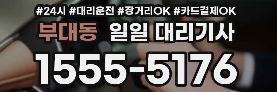 부대동 일일 대리기사
