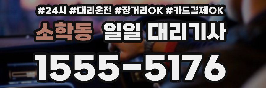 소학동 일일 대리기사