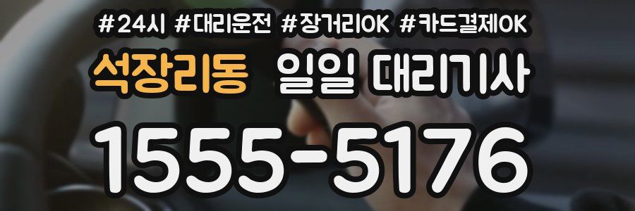 석장리동 일일 대리기사