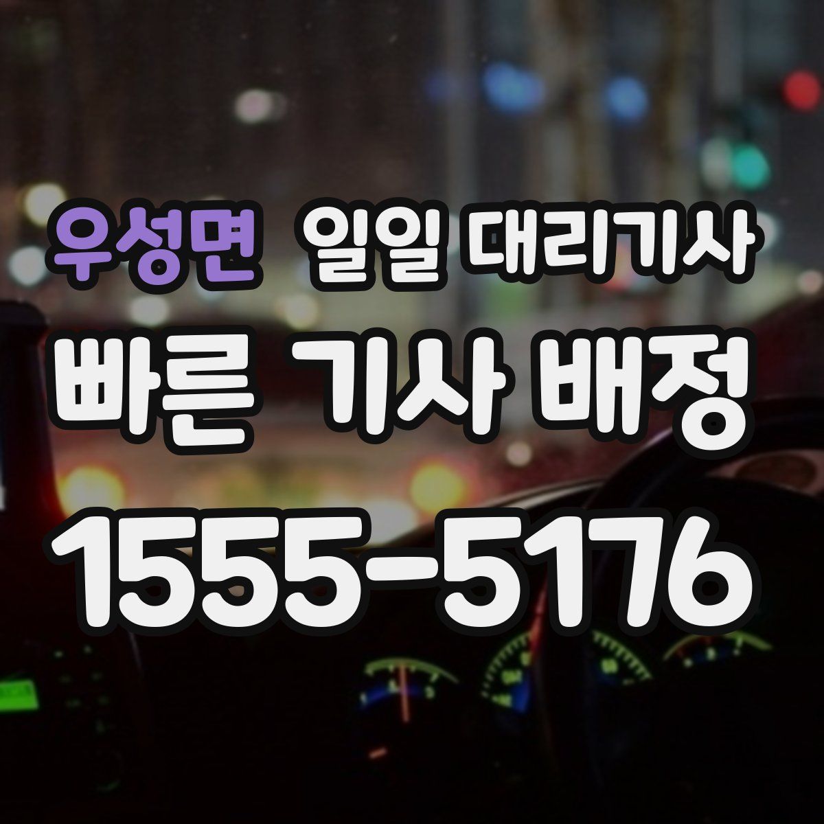 우성면 일일 대리기사