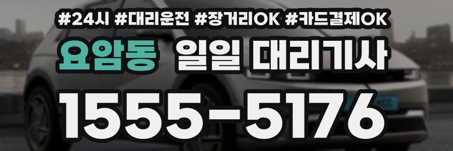 요암동 일일 대리기사